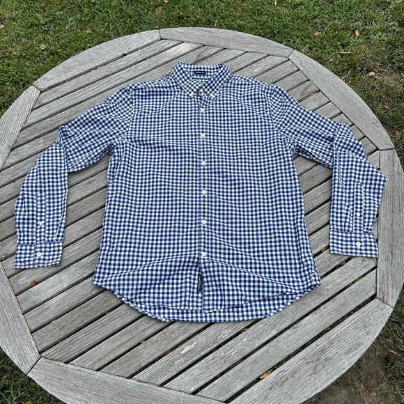 AMERICAN EAGLE Outfitters "Seriously Soft" Mens Size Large Blue‎ Plaid Shirt - Picture 1 of 7